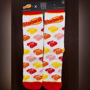 STARBURST ODD SOX NOVELTY CREW SOCKS NWT MEN’S SHOE SIZE 6-13